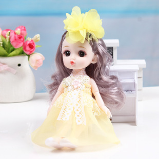 6-дюймовая 13-шарнирная кукла Molly Girl 17 см одеваются постоянно модный запутанный костюм принцессы Барби