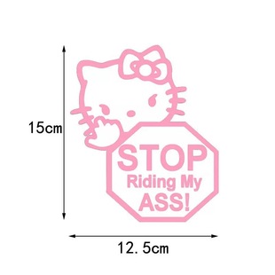 Трансграничная внешняя торговля Stop Riding автомобильная наклейка Kitty Hello Kitty мультфильм окна для украшения ноутбука