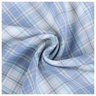 Yarn-dyed plaid suit fabric pleated skirt school uniform suit fabric JK uniform bags DIY