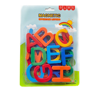 26 English letter stickers plastic magnetic refrigerator magnetic stickers upper and lower case letter stickers children's early education educational toys