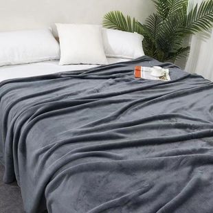 Four Seasons Double-sided Flannel Bedding Dual-purpose Casual Blanket Advanced Class A Milk Velvet Bed Sheet Multifunctional Air-conditioning Quilt