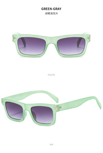 20880 new European and American fashion sunglasses fashion wear street shot small box sunglasses factory wholesale