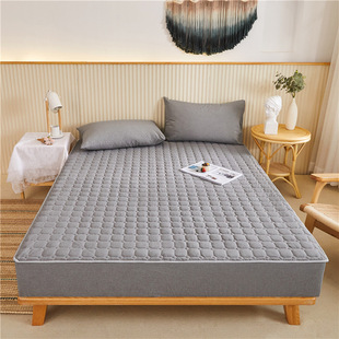 2023 Class A Cotton Washed Cotton Bed Cover Thickened Cotton Bed Cover Cotton Four Seasons Universal Protective Cover Wholesale