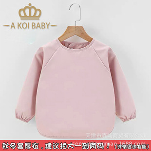 Baby Vests Waterproof Overalls Children Sleeveless Anti-Dressing Baby Summer Dinner Bib Apron Thin Breathable