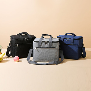 Amazon in stock Explosions 33L picnic bag shoulder slung outdoor waterproof lunch bag thickened aluminum insulation bag