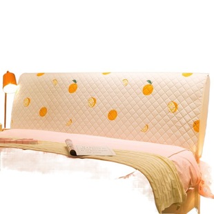 Fabric All-inclusive Bedhead Cover Bedhead Cover Nordic Bedhead Protective Cover Soft Bag Solid Wood Bed by Dust Cover Cotton Direct Selling