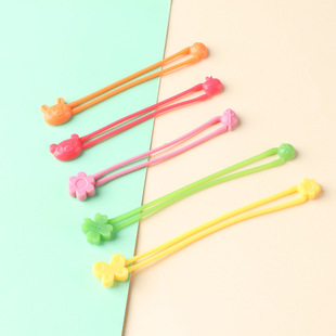 Multifunctional Silicone Binding Rope Elastic Lunch Box Decorative Rope Bag Tightening Rope Vegetable Ingredients Binding Rope