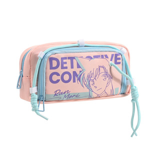 Genuine Conan Joint Pencil Bag Junior High School Students New Student Pencil Bag Secondary Primary School Students Large Capacity Dirty-resistant Pencil Bag