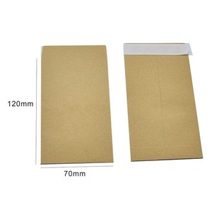 Small accessories for hardware yellow Chinese kraft paper envelope packaging bag adhesive self-adhesive envelope wholesale