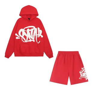 SynaWord American Loose Sweater Hoodie Sweater Pants Y2K Men's and Women's Fashion Brand Hip Hop Street Couple Casual suit