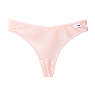 Pure Cotton Women's Triangle Student Sexy Low Waist Traceless Underwear Women's Pure Desire Sporty Japanese Style Thread Cotton Cross