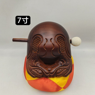 Solid Wood Buddha Tools Percussion Cinnamomum Camphor Wood Musical Instruments Wooden Fish Instruments Log Worshiping Buddha Meditation Wood