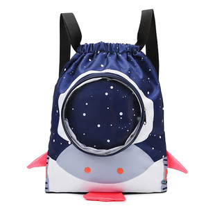 Wholesale children's swimming bag Oxford cloth travel storage bag clothes storage bag cartoon wet and dry separation swimming bag