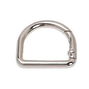 d-shaped spring ring hardware ring buckle luggage accessories clothing luggage connecting ring pet rope buckle half ring d-shaped buckle ring