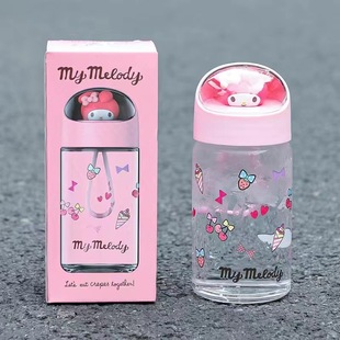 Sanrio joint-name Dream Glass с ручкой, милая мультяшная кукла, чашка высокого вида, портативная чашка для питья прямого действия
