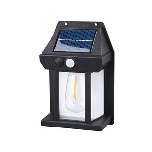Industrial Belt Explosions Solar Human Body Induction Floor Lamp Garden Lamp Tungsten Wire Garden Villa Solar Charging Wall Lamp
