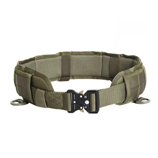 Factory direct outdoor tactical belt CS waist belt accessory small bag black nylon metal buckle belt camouflage