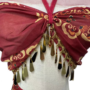Mu Love Han and Tang Dancers Bellyband Uniform Dunhuang Pure Sex Lingerie Free from Side-opening Hanfu Sex suit