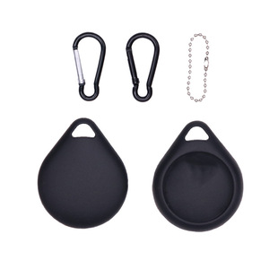 Suitable for Apple Tracker Protective Cover Airtag/airtags Positioning Anti-lost Device Silicone Keychain Protective Cover