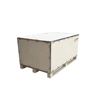 Neutral Fumigation-Free Wooden Box Manufacturer Nail-Free Steel Belt Box Switch Cabinet Export Logistics Instrument Equipment Steel Side Box Wuxi