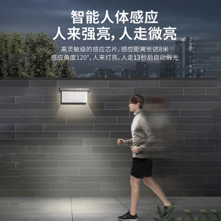 Solar wall lamp outdoor waterproof garden lamp human induction lamp lighting lamp home LED solar light Wholesale