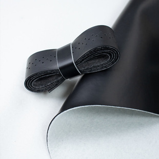 in stock PU anti-slip leather 0.7mm absorbent sweat-absorbing wear-resistant hand glue belt leather sporting goods badminton grip leather