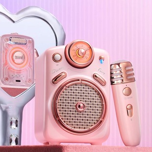 Divoom Dot Tone Little Witch Bluetooth Speaker Radio Microphone K Song Sound Singing Microphone Girl Gift