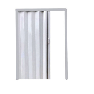 PVC folding door sliding door indoor partition open kitchen sliding door simple door balcony telescopic invisible door factory