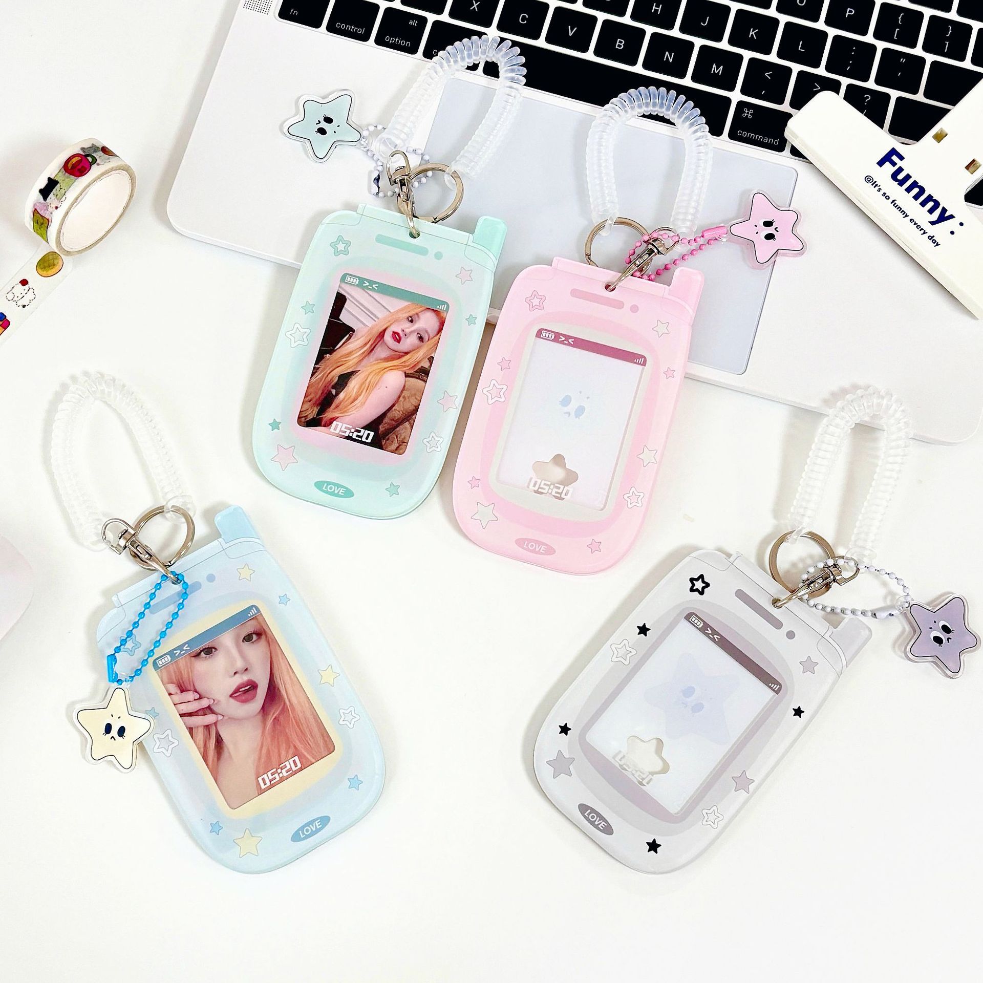 Original Y2K Star Mobile Phone Card Set Small Card Insert Card Set Desktop Card Set Small Card Protection Card Set