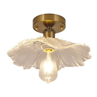 Glass Average Lights Corridor Lamps Modern Simple Balcony Lights Stair Cloakroom Entrance Entrance Ceiling Lamp Z271