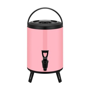 Stainless Steel Insulated Bucket Milk Tea Bucket Coffee Juice Soy Milk Bucket Commercial 10L12L Large Capacity Milk Tea Beverage Special