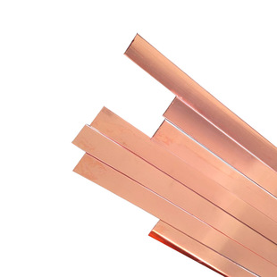 Lightning protection grounding material copper-plated flat steel copper-clad steel grounding bus production copper-plated flat steel 40*40*4