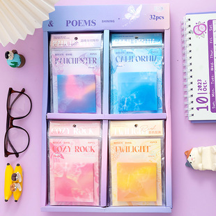 Transparent Post-it Notes Flash Post-it Paper Wrong Post-it Sticker Student Writing Full Adhesive Index Label Sticker