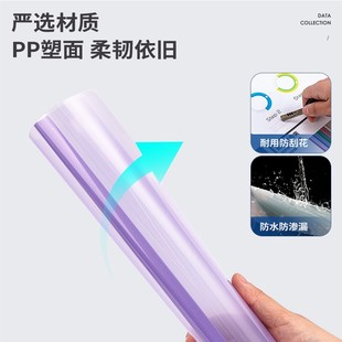 Deli Deli Rod Clip Folder Drop Triangle Rod Clip Student Folder Office A4 Report Folder