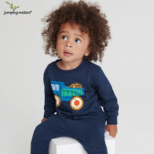 Autumn new boys' vests European and American style small and medium-sized children's excavator boys' vests children's tops distribution generation