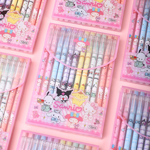 YQiDuo Милая стираемая прямая ручка Sanrio гелевая ручка мультфильм высокое качество девушка знак ручка Горячая стираемая Водяная ручка