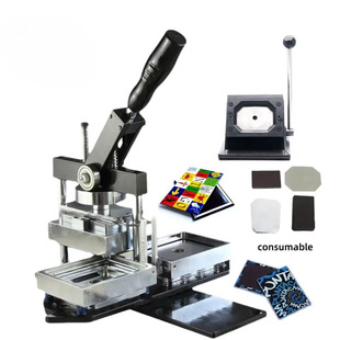 Button Machine Manufacturer машина для маркировки холодильника машина для печати прямоугольный нагрудный станок