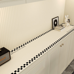 Simple Entrance Shoe Cabinet Pad Waterproof Washable Side Cabinet Double-sided Table Pad Long Dust-proof TV Cabinet Countertop Protective Pad