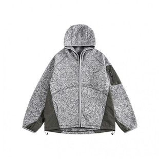 KAIZ Kaizhong Heavy American Zipper Cardigan Men's Spring and Autumn Fashion Brand Loose Lazy Top Couple's Jacket