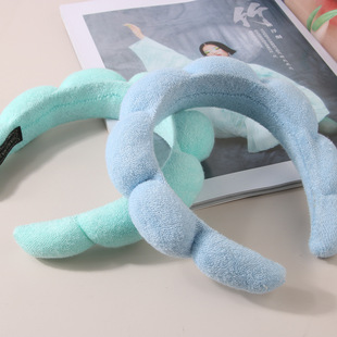 European and American fashion blogger online popular ins twist hairband high cranial top headband SPA headband face wash makeup hair accessories