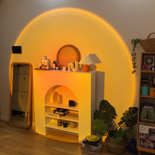 Sunset Sunset Projection Lamp Floor Lamp Rainbow Shooting Props Creative Living Room Bedroom Night Light Decorative Atmosphere Light
