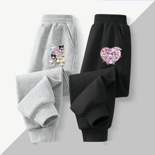 Sanrio Girls брюки спортивные брюки 2024 Guardian новый стиль девочек весна и осень детские повседневные брюки