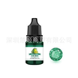 Фабрика Прямая продажа 24 цвета 5ML с высоким концентрированным универсальным кристаллом цвета AB капли клей УФ-смолы Клей DIY окрашивающий агент