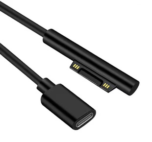 Typec Материнская передача Microsoft 102w Быстрая зарядка адаптер для Pro Tablet Аксессуары для ноутбуков Магнитная зарядка