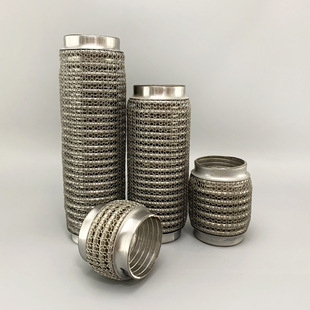 60*200 four-layer hook mesh exhaust pipe soft connection metal bellows muffler hose metal soft connection