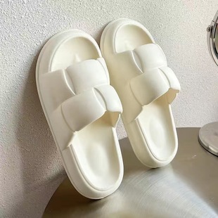 Slip Slip Slippers Women Summer 2025 New Indoor Home Bathroom Wholesale Soft Bottom Couple Sandals and Slippers