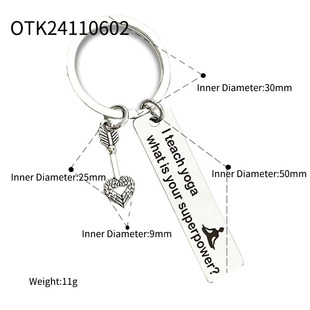 Amazon Explosions Cupid Love Arrow Accessories Teacher's Day Gift Stainless Steel Keychain I Wholesale