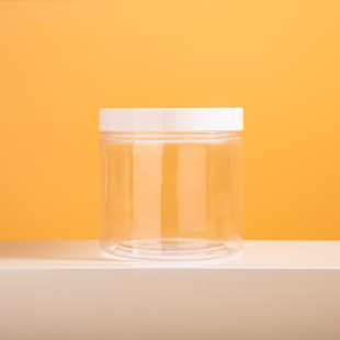 250ml transparent honey bottle wide mouth food grade plastic bottle half jin honey jar food jar honey packaging bottle