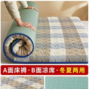 Rattan Mat Double-sided Mattress Cover Cushion Student Dormitory Single Double Rental Special Mat Sleeping Mat Winter and Summer Dual-use