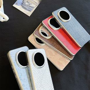 For Huawei mate70 Electroplated Serpentine Mobile Phone Case X200 Three Pack S20 Electroplated RENO13 Protective Case Magic 7